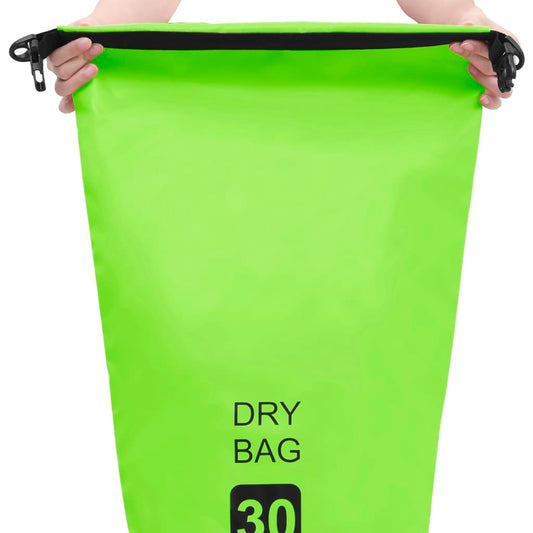 vidaXL Dry Bag Green 7.9 gal PVC